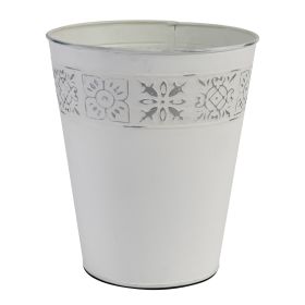 Distressed Tile Waste Basket