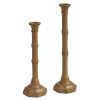 Bamboo Cast Metal Set of 2 Taper Holders