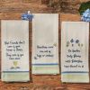 Butterflies Have Danced Embroidered Dishtowel