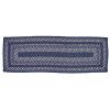Bluestone Braided Rectangular Rug Runner 24" x 72"