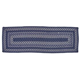 Bluestone Braided Rectangular Rug Runner 24" x 72"
