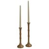 Bamboo Cast Metal Set of 2 Taper Holders