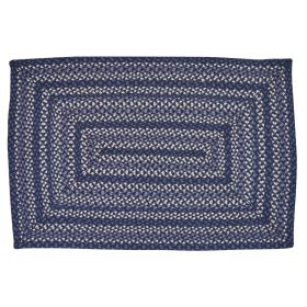 Bluestone Braided Rectangular Rug 48" x 72"