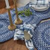 Bluestone Braided Table Runner 54" L