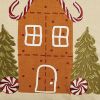 Christmas Memories Candy Cane Inn 12"X20" Pillow Set Polyester Insert