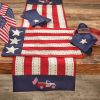 Star Spangled Truck Table Runner 42" L