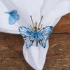 Blue Butterfly Napkin Ring