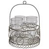 Albany Wire 4 Glass Holder With Handle