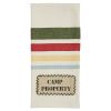 Camp Stripe Decorative Dishtowel
