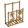 Williamsburg Bamboo Cast Metal Luncheon Napkin Holder