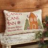 Christmas Memories Candy Cane Inn 12"X20" Pillow Set Polyester Insert