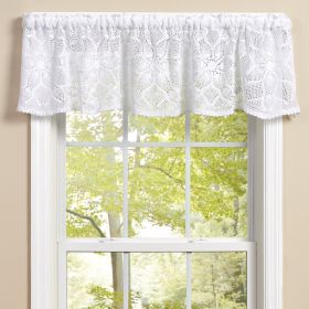 Kadia Crochet Valance 14" L