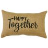 Happy Together Sentiment Pillow 12" x 7"