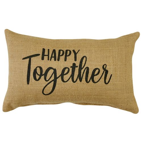 Happy Together Sentiment Pillow 12" x 7"
