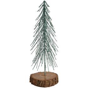 Brush Tree With Wood Base-Large