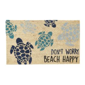 Don'T Worry Beach Happy Door Mat