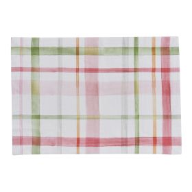 Bella Watercolor Plaid Placemat