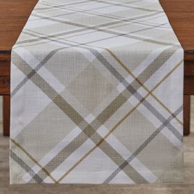Sandy Plaid Runner