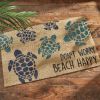 Don'T Worry Beach Happy Door Mat