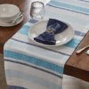 Colby Woven Stripe Table Runner 72" L