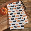 Bats Flour Sack Printed Dishtowel