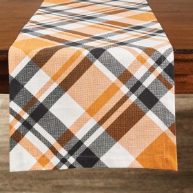 Salem Plaid Table Runner 72" L