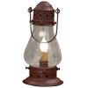 Tall Onion Lamp - 9.5" - Red