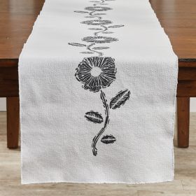Urban Flower Table Runner 72" L