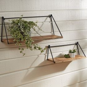 Bar & Loop Shelves Set of 2