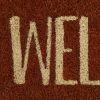 Graphic Leaves Welcome Doormat