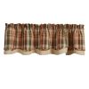 Woodbourne Lined Layered Valance 16" L