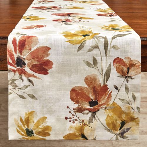 Phoenix Floral Table Runner 72" L
