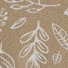 Leaf Round Placemat Stone