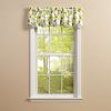Follow The Sun Lined Scalloped Valance 15" L