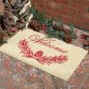 Patricia Heaton Home Cranberry Pinecone Welcome Doormat