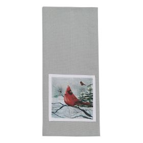 Peaceful Cardinal Decorative Dishtowel