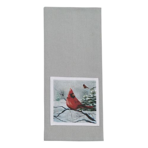 Peaceful Cardinal Decorative Dishtowel