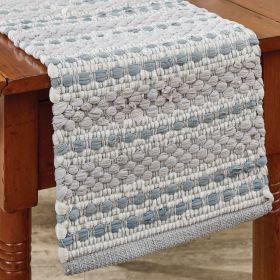 All Is Calm Chindi Table Runner 54"L