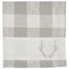 Eva & Co Antler Napkins Set Of 4 - Check
