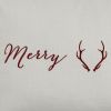 Eva & Co Christmas Cheer Merry Bright Pillow 16" x 26" - Polyester Insert