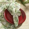Williamsburg Snowflakes And Berries  Napkin
