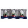 Boundary Waters Appliqued Valance 14"L