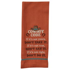 Cowboy Code Dishtowel