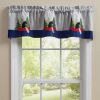 Boundary Waters Appliqued Valance 14"L