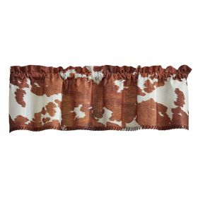 Cowhide Valance 14"L