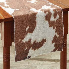Cowhide Table Runner  54"L