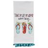 Flip Flops Were Hung Dishtowel