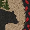 Black Bear Braided Trivet