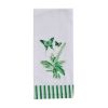 Patricia Heaton Home Butterfly Embroidered Dishtowel - Green