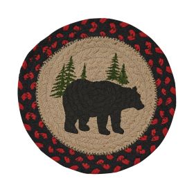 Black Bear Braided Trivet